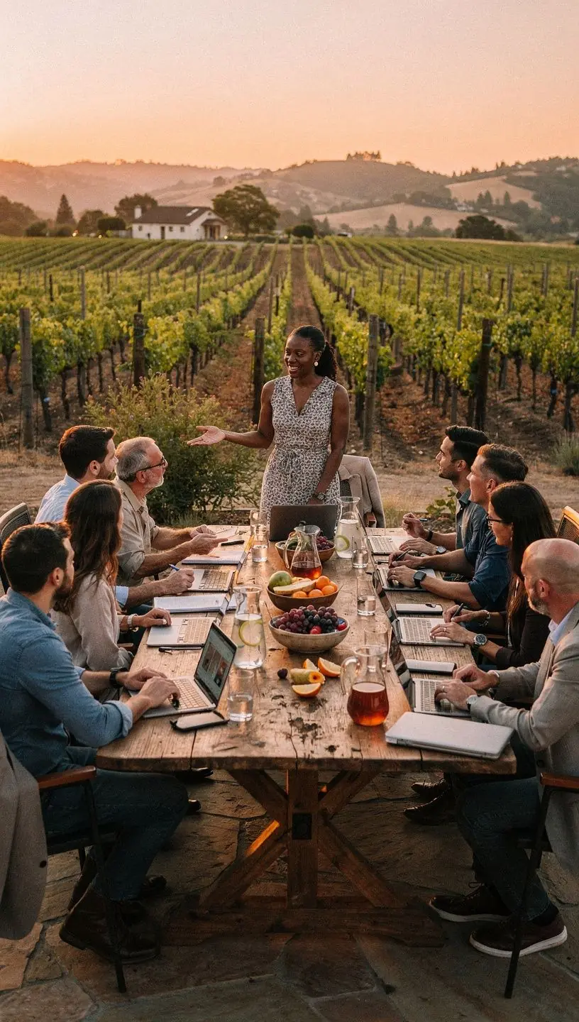 Modern office environment